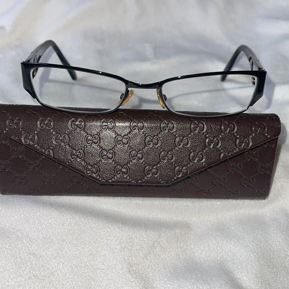 GUCCI GG2910 135 52mm Black Eyeglasses RX Frames w /Case - Picture 8 of 9